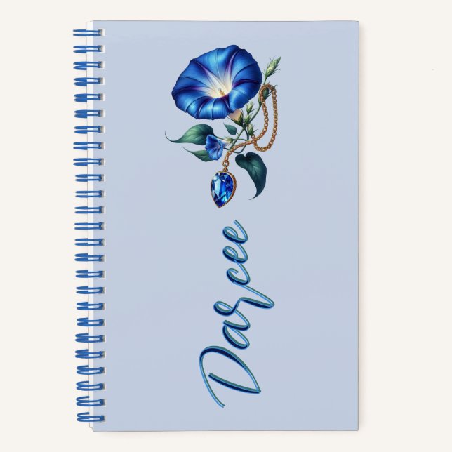Cuaderno Whispers of Sapphire Dawn Keepsake  (Anverso)