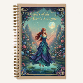 Cuaderno Whispers of the Moon's Daughter Floral Fantasy