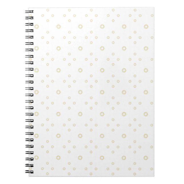 Cuaderno White | Golden Zinnia Sun (Frente)