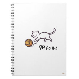 Cuaderno White Kitten Michi