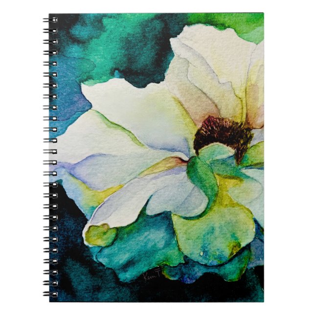 Cuaderno White Rose Notebook (Frente)