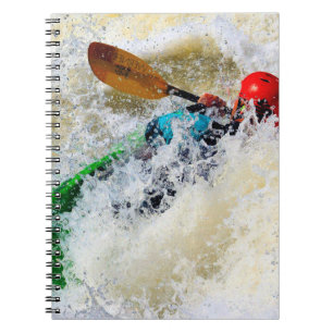Cuaderno Whitewater Kayaking Adventure Notebook