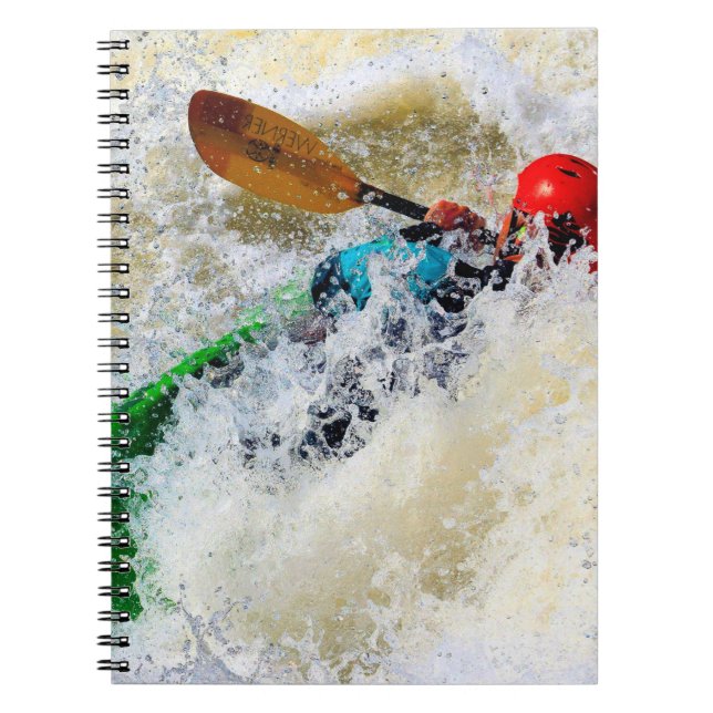 Cuaderno Whitewater Kayaking Adventure Notebook (Frente)