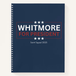 Cuaderno Whitmore para el Presidente Notebook