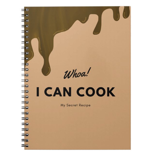 Cuaderno Whoa I can cook, a recipe notebook (Frente)