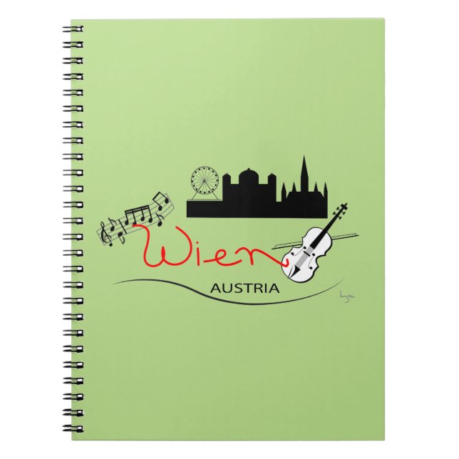 Cuaderno Wien, Austria - Österreich (Frente)