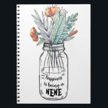 Cuaderno Wife Art Happiness Is Being A Nene<br><div class="desc">Wife Art Happiness Is Being A Nene</div>