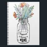 Cuaderno Wife Art Happiness Is Being A Nene<br><div class="desc">Wife Art Happiness Is Being A Nene</div>