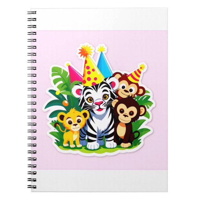 Cuaderno Wild One – Fiesta de Cumpleaños de Amigos de la Ju (Frente)