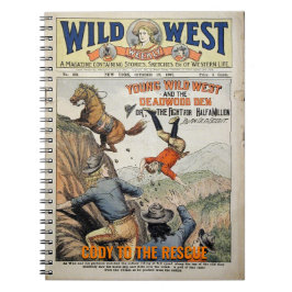 Cuaderno Wild West Personaliza el nombre diciendo regalo