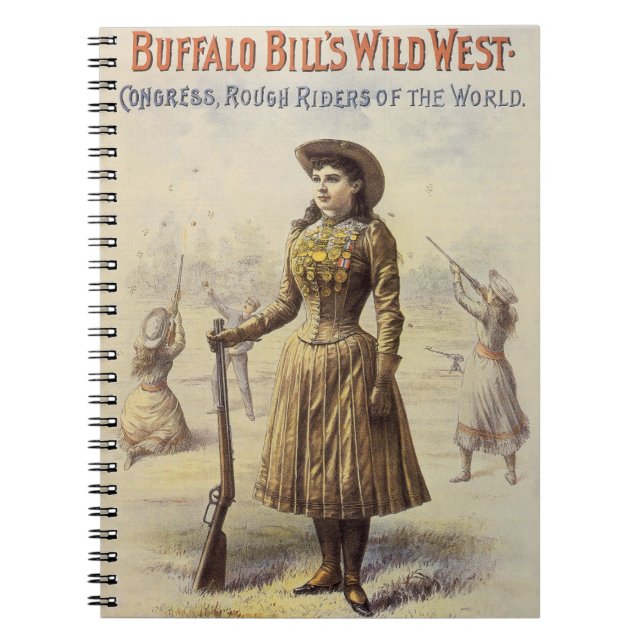 Cuaderno Wild West Show de Buffalo Bill con Annie Oakley (Frente)