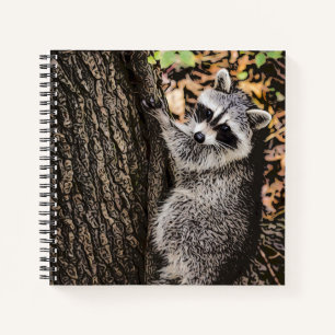 Cuaderno Wilderness Wild Raccoon