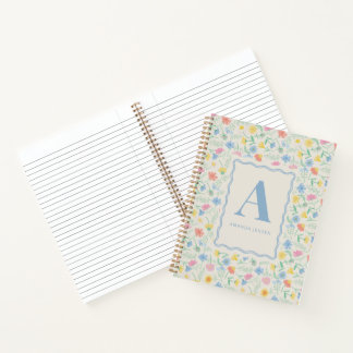 Cuaderno Wildflower Floral Personalized 
