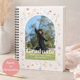 Cuaderno Wildflower graduation