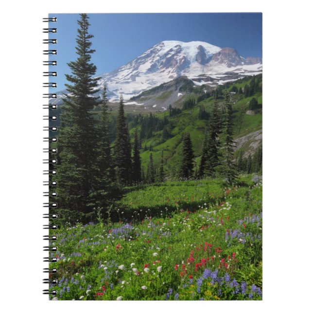 Cuaderno Wildflowers en el Monte Rainier (Frente)