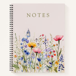 Cuaderno Wildflowers Foliage Notes