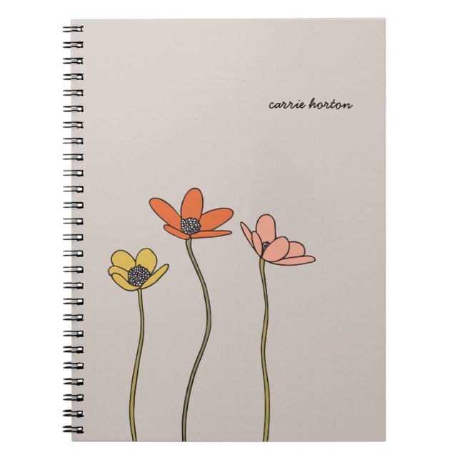 Cuaderno Wildflowers Journal (Frente)