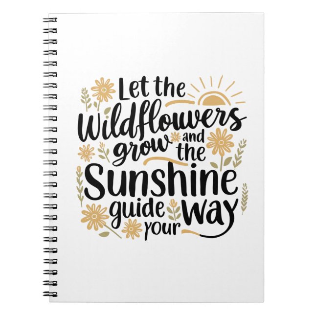Cuaderno Wildflowers Notebook (Frente)