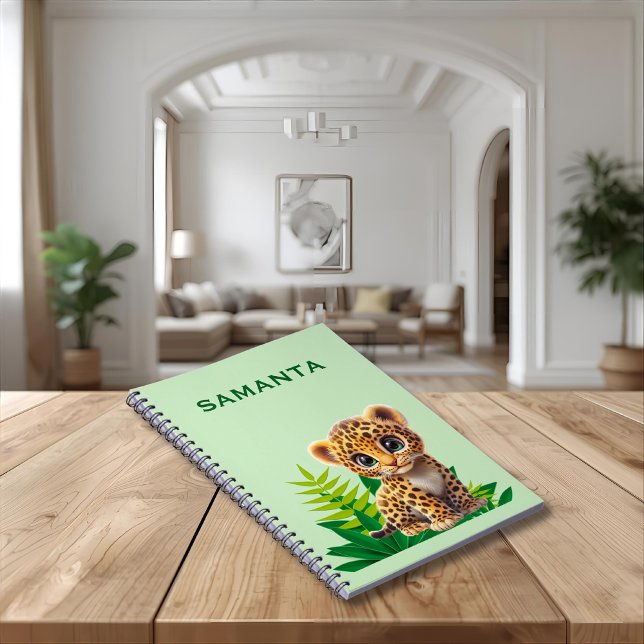 Cuaderno Wildlife Themed Notebook with Name (Subido por el creador)