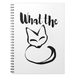 Cuaderno Wildly Punny — What the Fox? Minimalist Pun Art