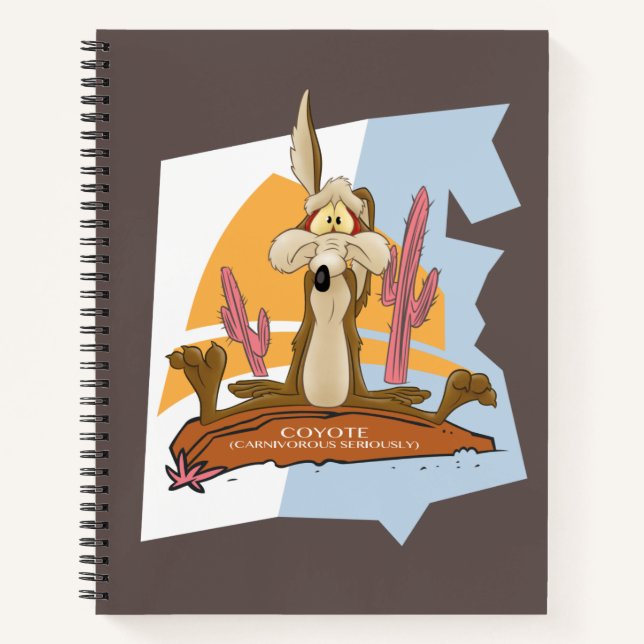 Cuaderno WILE E. COYOTE™ (Carnívoro en serio) (Anverso)