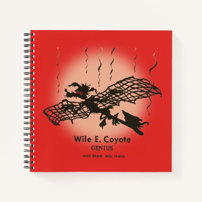 Cuaderno WILE E. COYOTE™ | Genio - Viajar con el cerebro (Anverso)