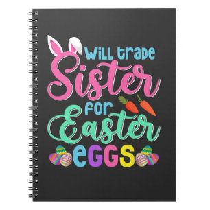 Cuaderno Will Trade Sister para los huevos de Pascua, feliz