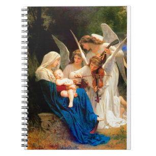 Cuaderno William Adolphe Bouguereau Canción de los Ángele
