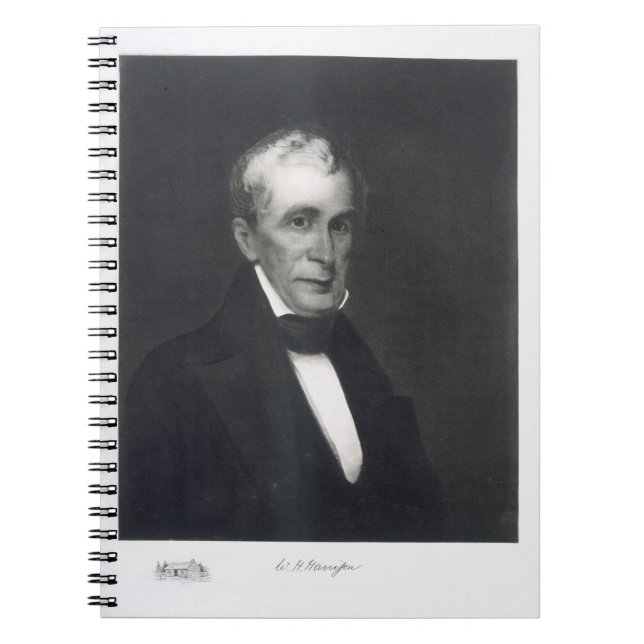 Cuaderno William Henry Harrison, 9no presidente de la unión (Frente)