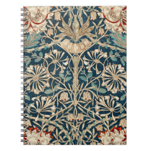 Cuaderno William Morris Antiguo Floral Madreselva