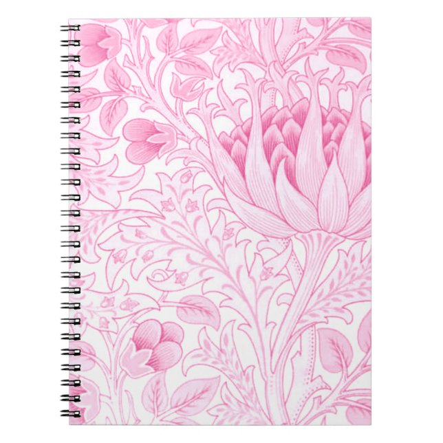Cuaderno William Morris Artichoke Pink (Frente)