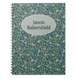 Cuaderno William Morris "Bird and Pomegranate" Personalized