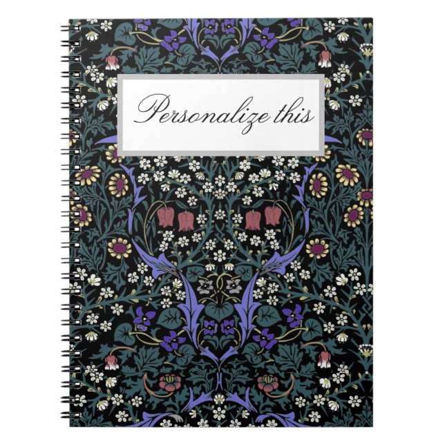 Cuaderno William Morris Blackthorn Victorian Personalized (Frente)
