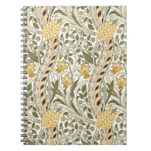 Cuaderno William Morris Daffodil Garden Flor Classic Bota