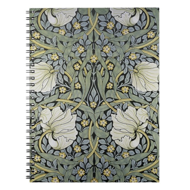 Cuaderno William Morris - diseño del papel pintado del (Frente)
