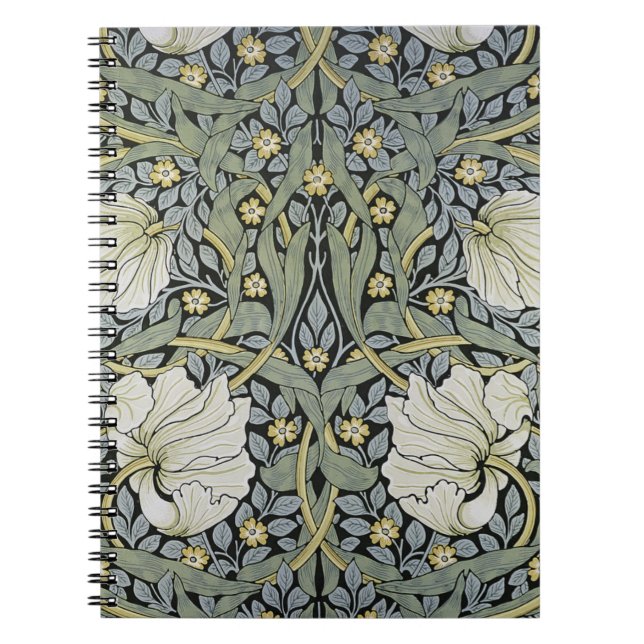 Cuaderno William Morris - Diseño del patrón de Pimpernel (Frente)