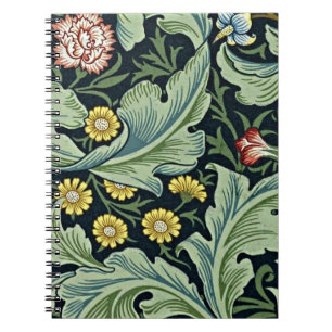 Cuaderno William Morris - Diseño floral vintage de Leiceste