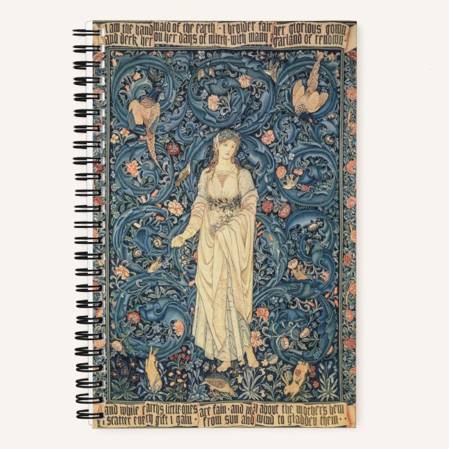 Cuaderno William Morris - Flora (Anverso)