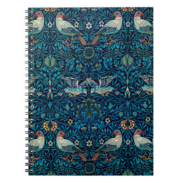 Cuaderno William Morris - Flowers & Birds Pattern