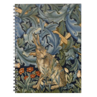 William Morris Forest Rabbit Floral Art Nouveau