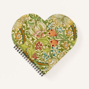 Cuaderno William Morris Golden Lily Vintage Pre-Raphaelite