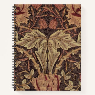 Cuaderno William Morris Honeysuckle Arte Inglés Clásico