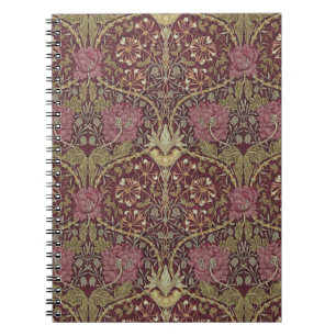 Cuaderno William Morris, Honeysuckle, floral. pattern, art