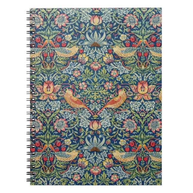 Cuaderno William Morris - Ladrón de fresas (Frente)