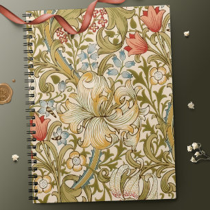 Cuaderno William Morris Lily Art Nouveau