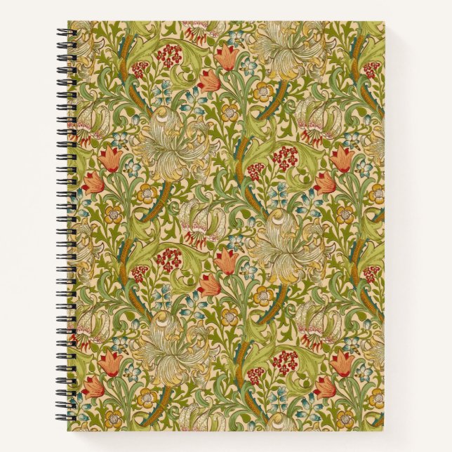 Cuaderno William Morris "Lirio Dorado" 2 (Anverso)
