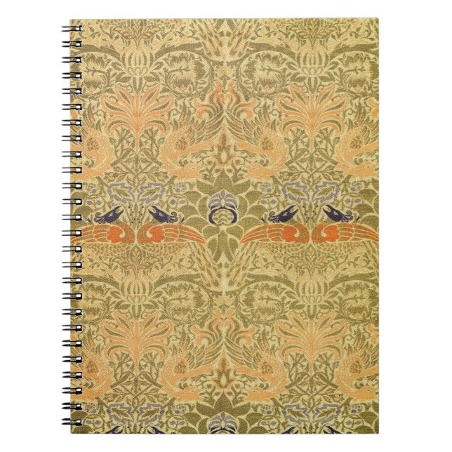 Cuaderno William Morris Peacock & Dragon Arts & Crafts (Frente)