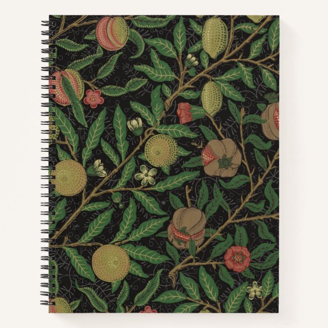 Cuaderno William Morris Pomegranate Classic Fruit (Anverso)