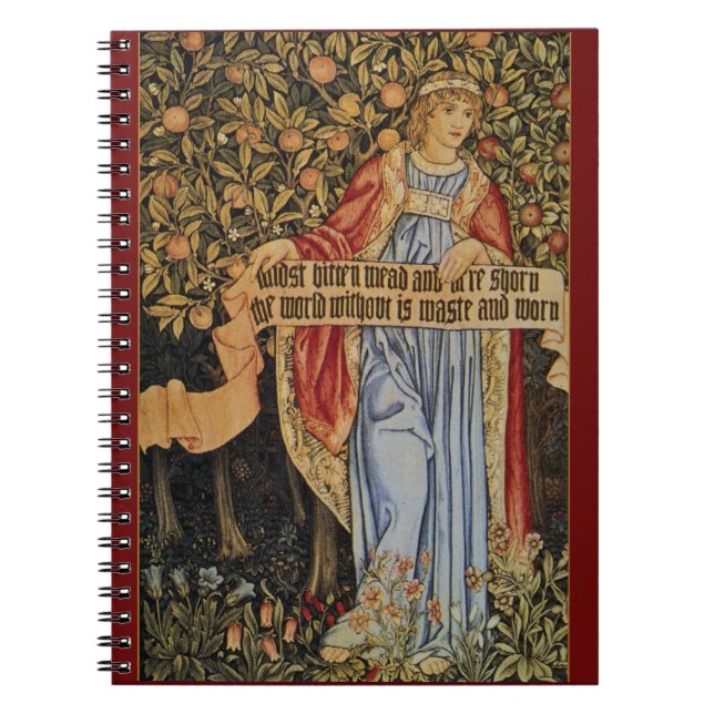 Cuaderno William Morris Pre-Raphaelite Notebook (Frente)