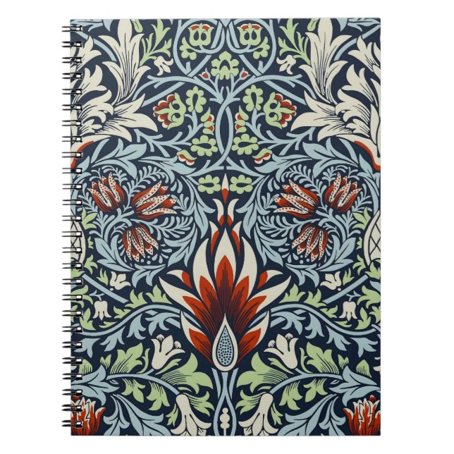 Cuaderno William Morris Snakeshead Floral Classic Botanical (Frente)